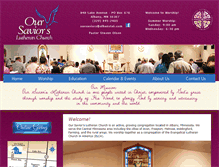 Tablet Screenshot of oursaviorslutheranalbany.org